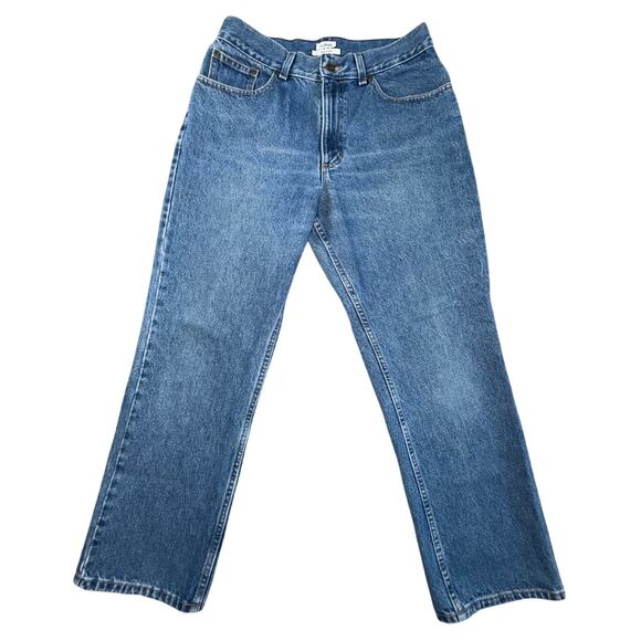 Vintage L.L. Bean Womens Original Fit Relaxed Denim Mom Jeans Sz 10P - Picture 1 of 6